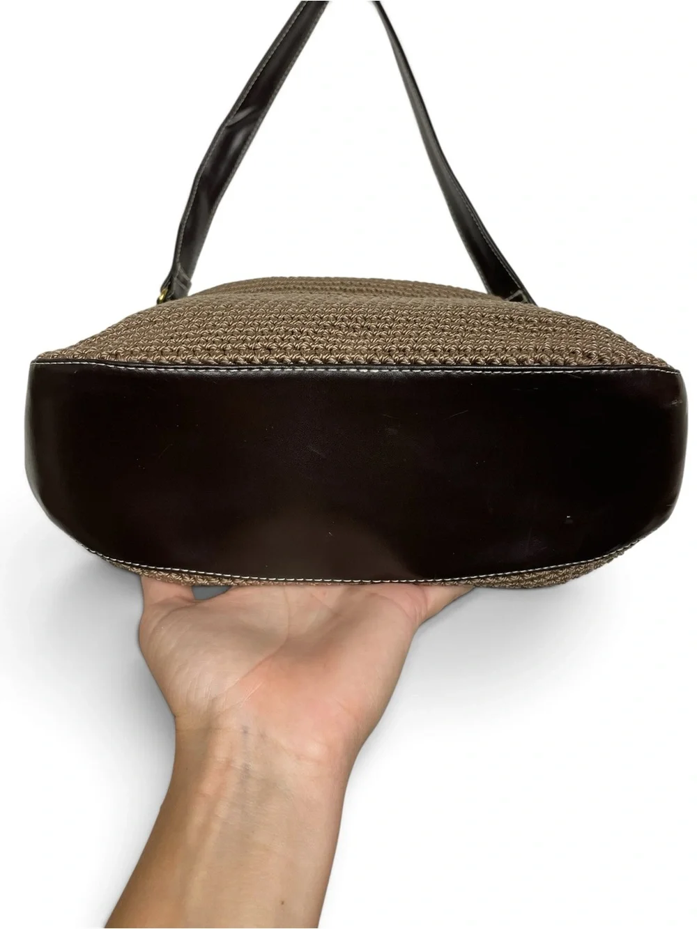 The Sak Woven Hobo shoulder Bag tan/ brown